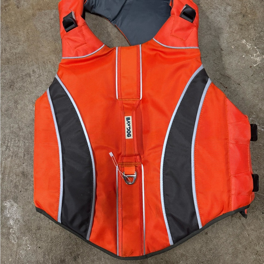 Bay dog reflective life jacket. Size XL